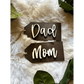 3D Wooden Name Christmas Stocking Tag - Fancy Front Porch