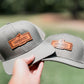 Custom Personalized Leather Patch Hat- Fancy Front Porch - Fancy Front Porch