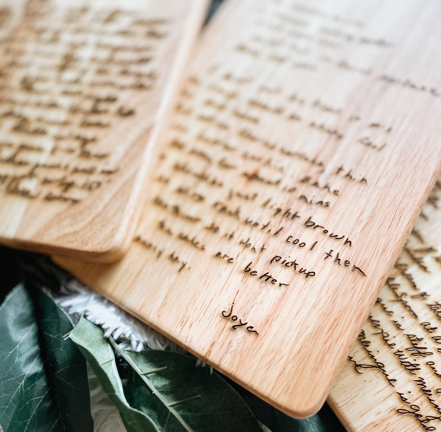 Custom Personalized Recipe Cutting Boards | Fancy Front Porch.