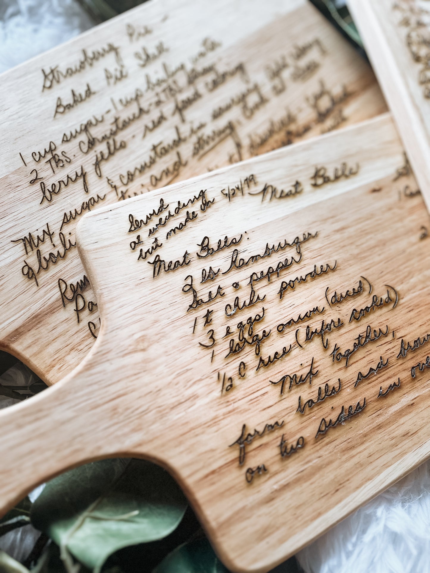Custom Personalized Recipe Cutting Boards | Fancy Front Porch.