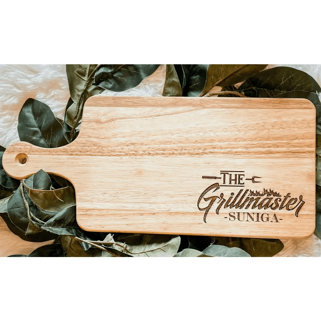 GRILLMASTER Personalized Bamboo Cutting Board