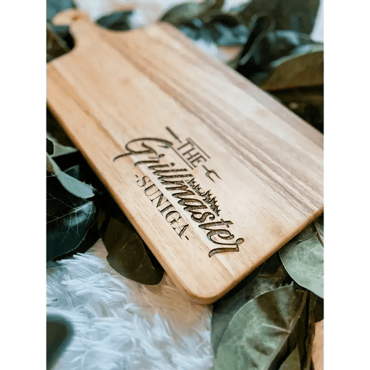 Custom Grill Master Engraved Cutting Board - Fancy Front Porch