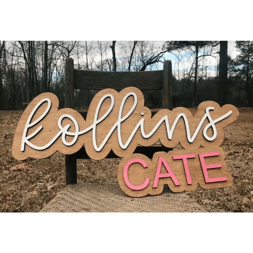 Custom Wooden Nursery Name Signs | Fancy Front Porch - Fancy Front Porch