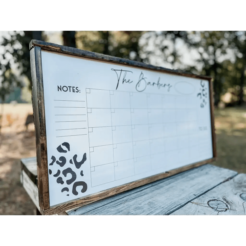 The Ultimate Framed Dry Erase Calendar- Signature Style and Decor Dry Erase Wall Calendar |Fancy Front Porch Fancy Front Porch