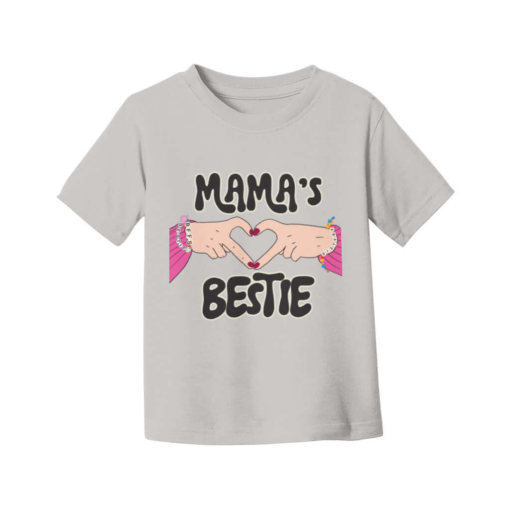 Mama&#39;s Bestie Graphic T-Shirt for Kids| Cute Toddler Tees - Fancy Front Porch