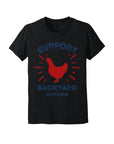 Support Backyard Chickens Youth Graphic Tee| Fancy Front Porch - Fancy Front Porch